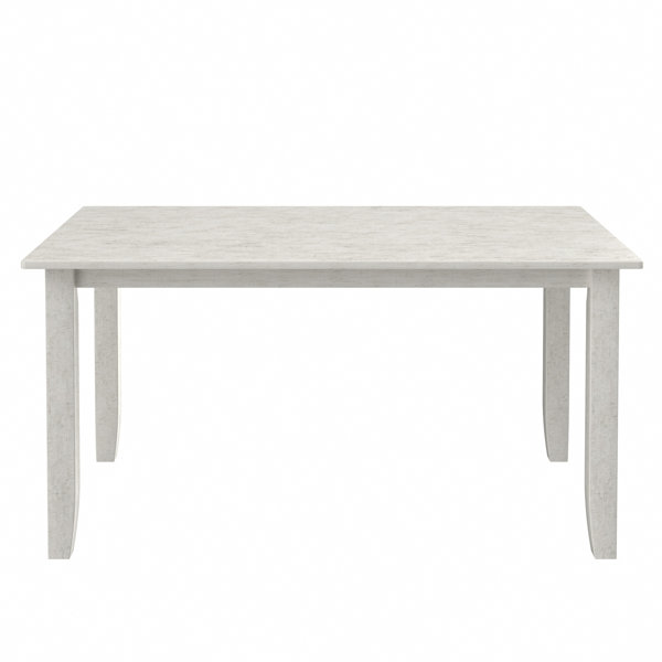 Gracie Oaks 59" Solid Wood Dining Table Rectangular Grey Kitchen Table For 4-6 People - Wayfair ...